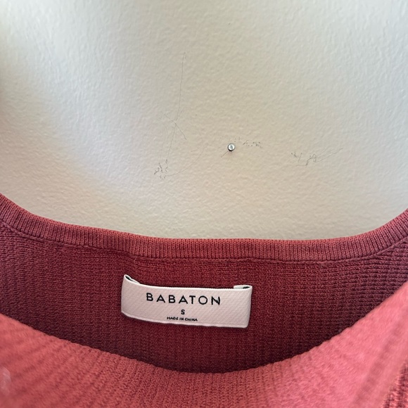 Babaton Ribbed Maroon Tank Top - Picture 2 of 3